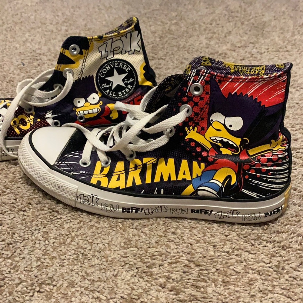 Bartman high top converse